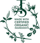 Made with certified organic indredients